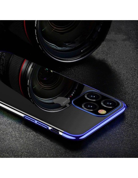 Skaidrus dėklo gelio dėklas su metaliniu rėmeliu, skirtas Samsung Galaxy A33 5G juodas