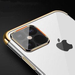 Clear Color dėklo gelio dėklas su metaliniu rėmeliu, skirtas Samsung Galaxy A33 5G mėlynai