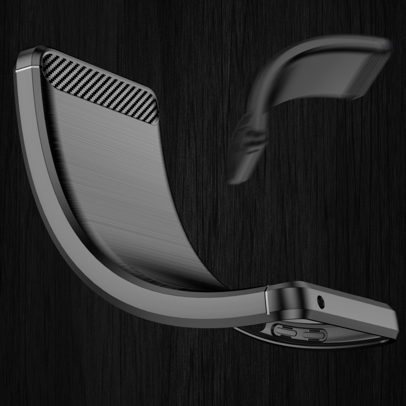 Carbon Case lankstus dangtelis Oppo Find X5 juodas