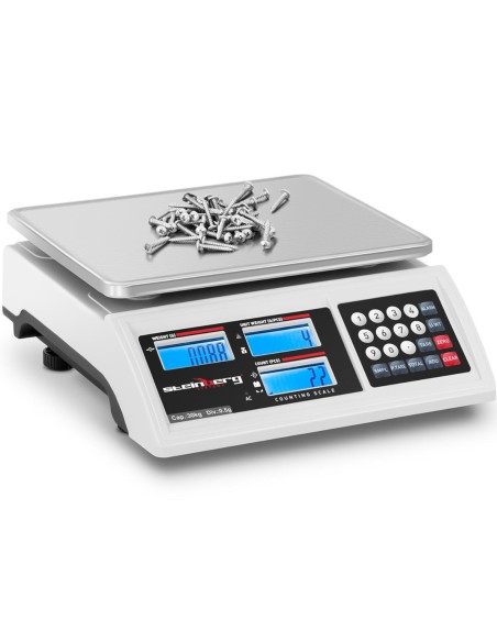 Komercinis svarstyklių skaičiavimas LCD RS232 30000 g / 0,5 g Komercinis svarstyklių skaičiavimas LCD RS232 30000 g / 0,5 g