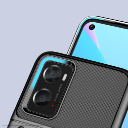 Thunder Case lankstus šarvuotas dėklo dangtelis, skirtas Oppo A76 / Oppo A36 / Realme 9i juodas