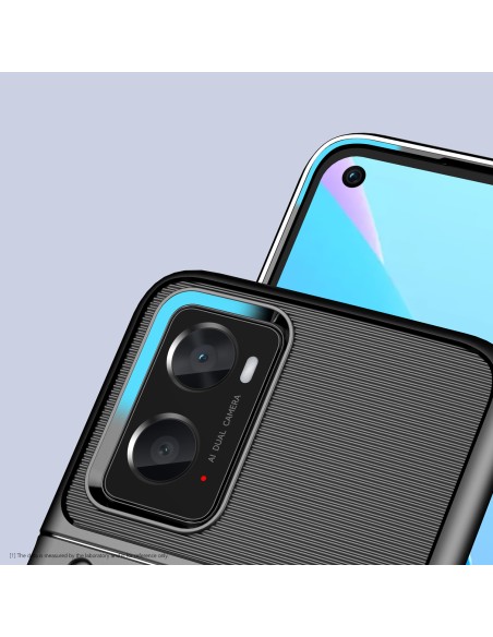 Thunder Case lankstus šarvuotas dėklo dangtelis, skirtas Oppo A76 / Oppo A36 / Realme 9i juodas Thunder Case lankstus šarvuotas dėklo dangtelis, skirtas Oppo A76 / Oppo A36 / Realme 9i juodas