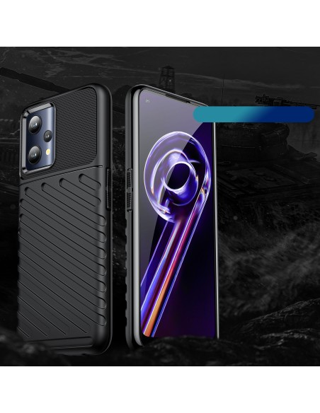 Thunder Case lankstus šarvuotas dėklas, skirtas Realme 9 Pro juodas