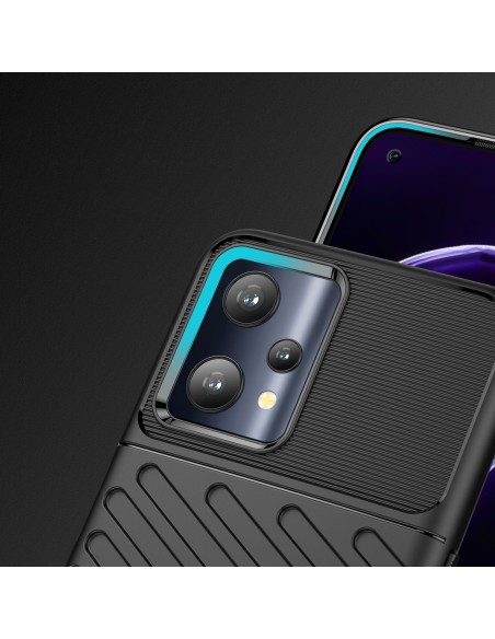 Thunder Case lankstus šarvuotas dėklas, skirtas Realme 9 Pro juodas