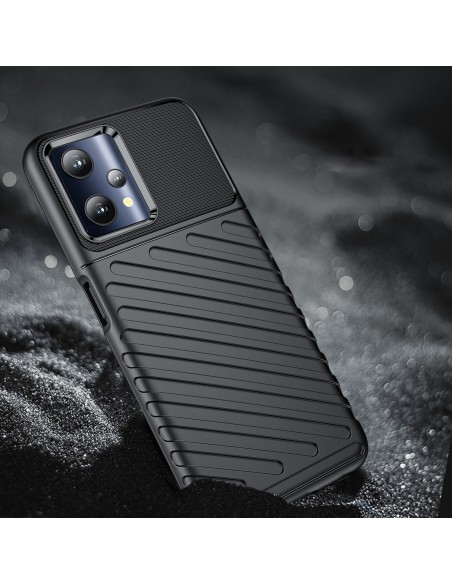 Thunder Case lankstus šarvuotas dėklas, skirtas Realme 9 Pro juodas
