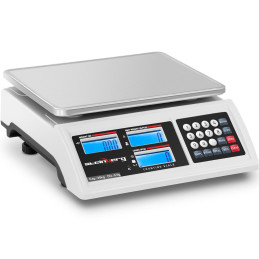 Komercinis svarstyklių skaičiavimas LCD RS232 30000 g / 0,5 g