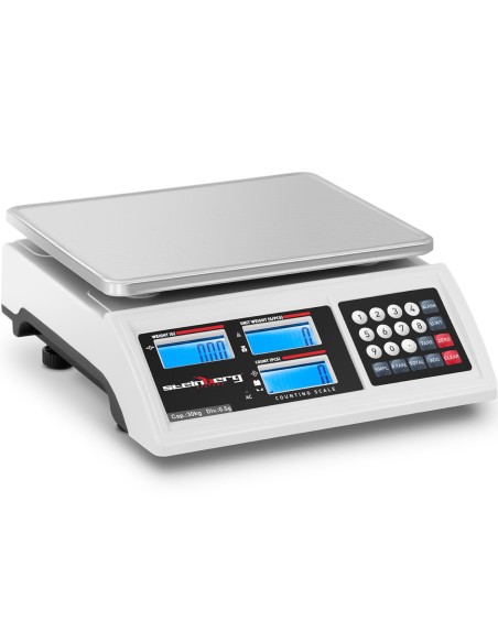 Komercinis svarstyklių skaičiavimas LCD RS232 30000 g / 0,5 g Komercinis svarstyklių skaičiavimas LCD RS232 30000 g / 0,5 g