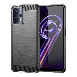 Carbon Case lankstus dangtelis, skirtas Realme 9 Pro juodas