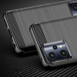 Carbon Case lankstus dangtelis, skirtas Realme 9 Pro juodas