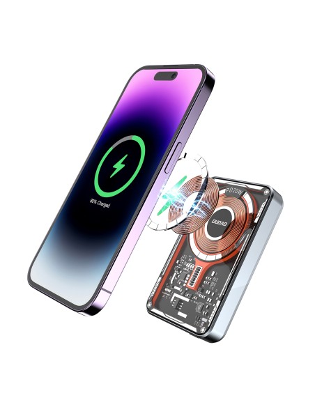 Dudao TGK1 maitinimo blokas su MagSafe belaidžiu įkrovikliu 15W 10000mAh juoda (TGK1-juoda)