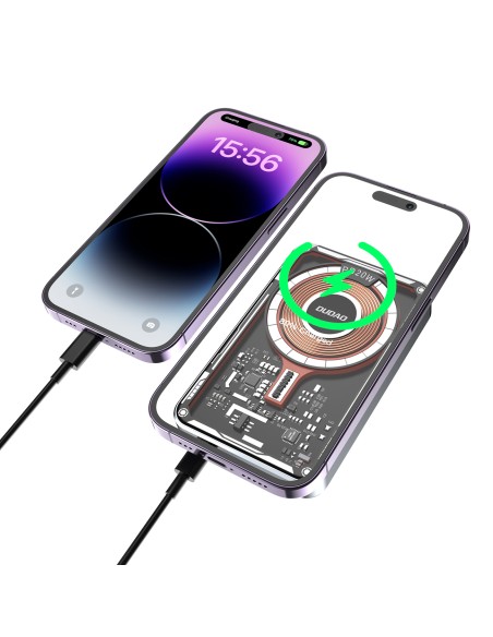 Dudao TGK1 maitinimo blokas su MagSafe belaidžiu įkrovikliu 15W 10000mAh juoda (TGK1-juoda)