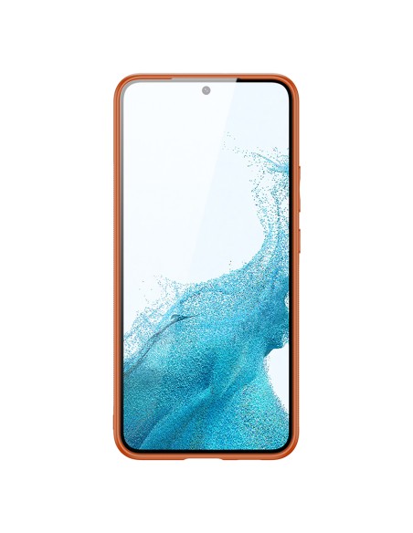 Dux Ducis Yolo elegantiškas dėklo dangtelis pagamintas iš ekologiškos odos, skirtas Samsung Galaxy S22+ (S22 Plus) oranž... Dux Ducis Yolo elegantiškas dėklo dangtelis pagamintas iš ekologiškos odos, skirtas Samsung Galaxy S22+ (S22 Plus) oranž...