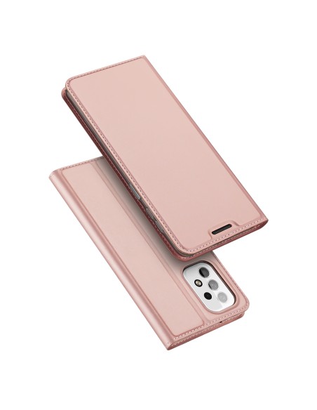 Dux Ducis Skin Pro dėklas su atvartu, skirtas Samsung Galaxy A23 rožinės spalvos Dux Ducis Skin Pro dėklas su atvartu, skirtas Samsung Galaxy A23 rožinės spalvos