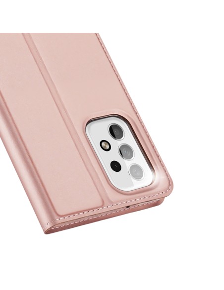 Dux Ducis Skin Pro dėklas su atvartu, skirtas Samsung Galaxy A23 rožinės spalvos Dux Ducis Skin Pro dėklas su atvartu, skirtas Samsung Galaxy A23 rožinės spalvos
