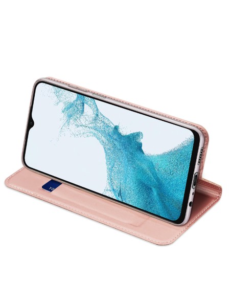 Dux Ducis Skin Pro dėklas su atvartu, skirtas Samsung Galaxy A23 rožinės spalvos Dux Ducis Skin Pro dėklas su atvartu, skirtas Samsung Galaxy A23 rožinės spalvos