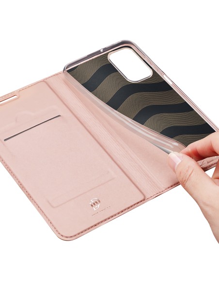 Dux Ducis Skin Pro dėklas su atvartu, skirtas Samsung Galaxy A23 rožinės spalvos Dux Ducis Skin Pro dėklas su atvartu, skirtas Samsung Galaxy A23 rožinės spalvos