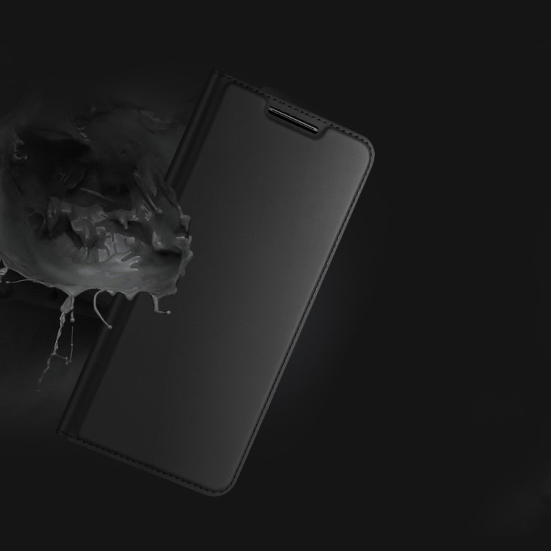 Dux Ducis Skin Pro dėklas su atvartu, skirtas Samsung Galaxy A23 rožinės spalvos
