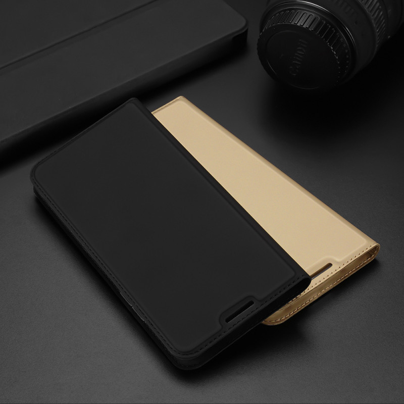 Dux Ducis Skin Pro dėklas su atvartu, skirtas Samsung Galaxy A23 rožinės spalvos