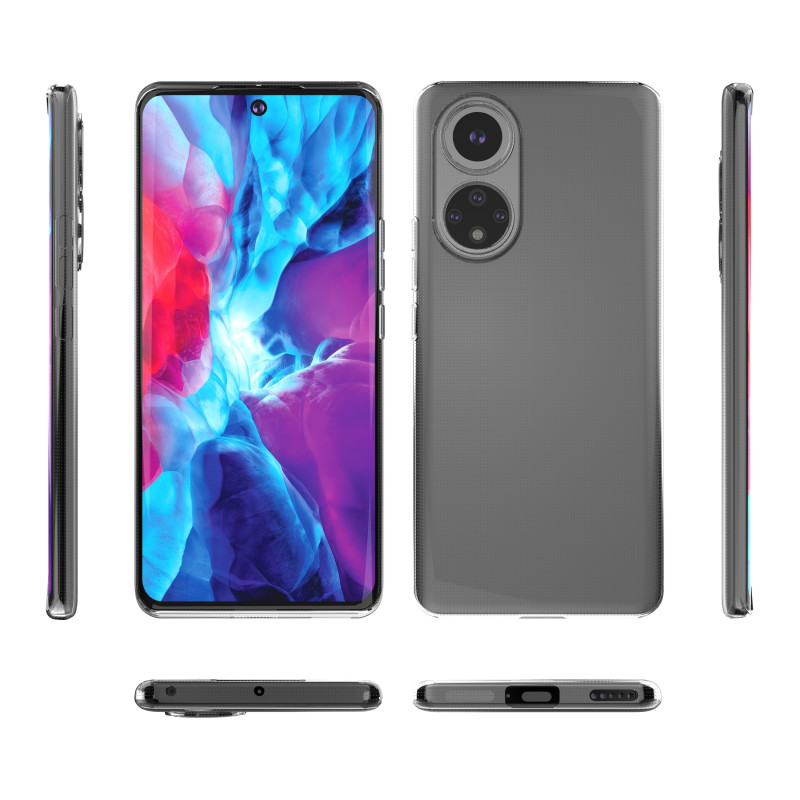 Ultra Clear 0,5 mm Honor 50 Pro gelio dėklo dangtelis skaidrus