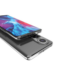 Ultra Clear gelio dėklo dangtelis 0,5 mm Honor 50 SE skaidrus