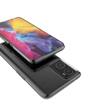 Itin skaidrus gelio dėklo dangtelis 0,5 mm Oppo A76 / Oppo A36 / Realme 9i skaidrus