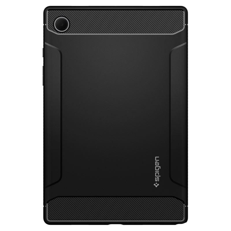 Spigen Rugged Armor dėklas, skirtas Samsung Galaxy Tab A8 10,5& 39 & 39 - matinė juoda