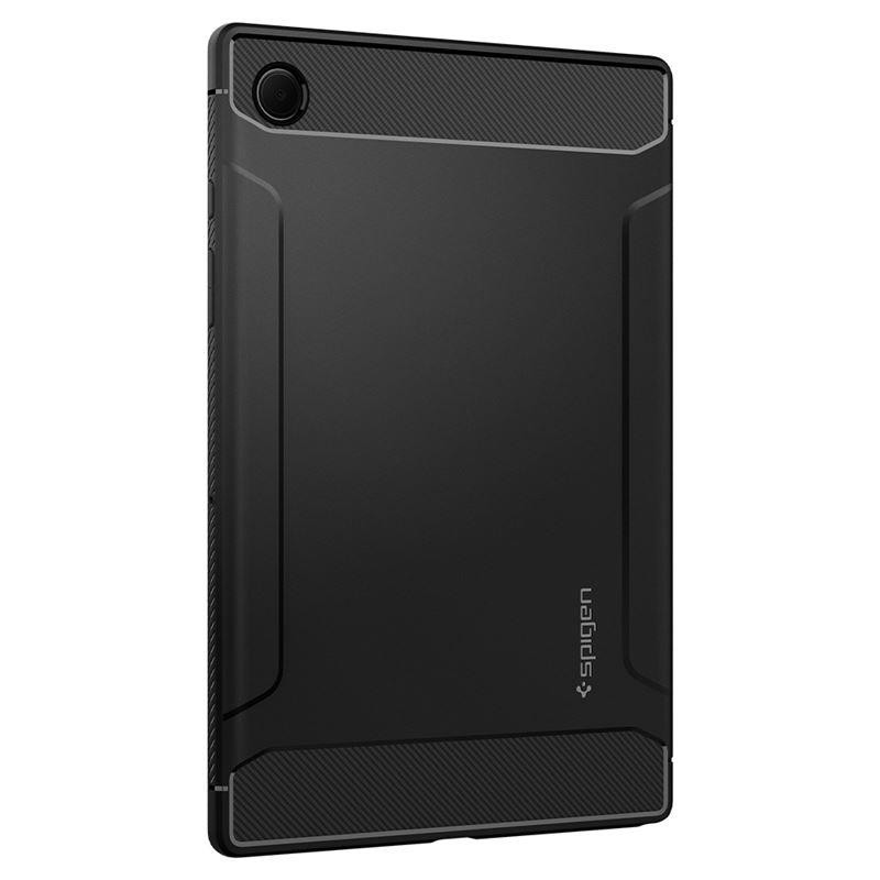 Spigen Rugged Armor dėklas, skirtas Samsung Galaxy Tab A8 10,5& 39 & 39 - matinė juoda
