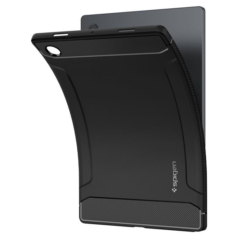 Spigen Rugged Armor dėklas, skirtas Samsung Galaxy Tab A8 10,5& 39 & 39 - matinė juoda