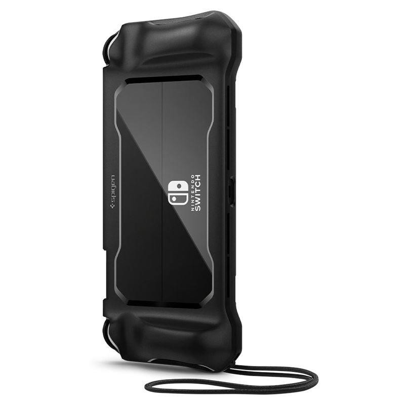 Spigen Rugged Armor dėklas, skirtas Nintendo Switch OLED - matinė juoda