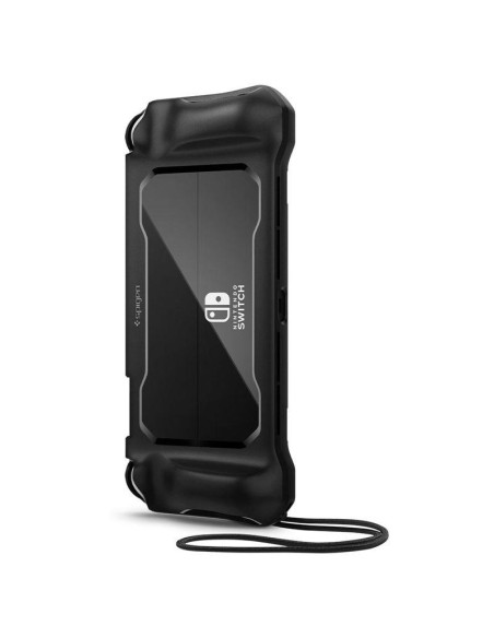 Spigen Rugged Armor dėklas, skirtas Nintendo Switch OLED - matinė juoda Spigen Rugged Armor dėklas, skirtas Nintendo Switch OLED - matinė juoda