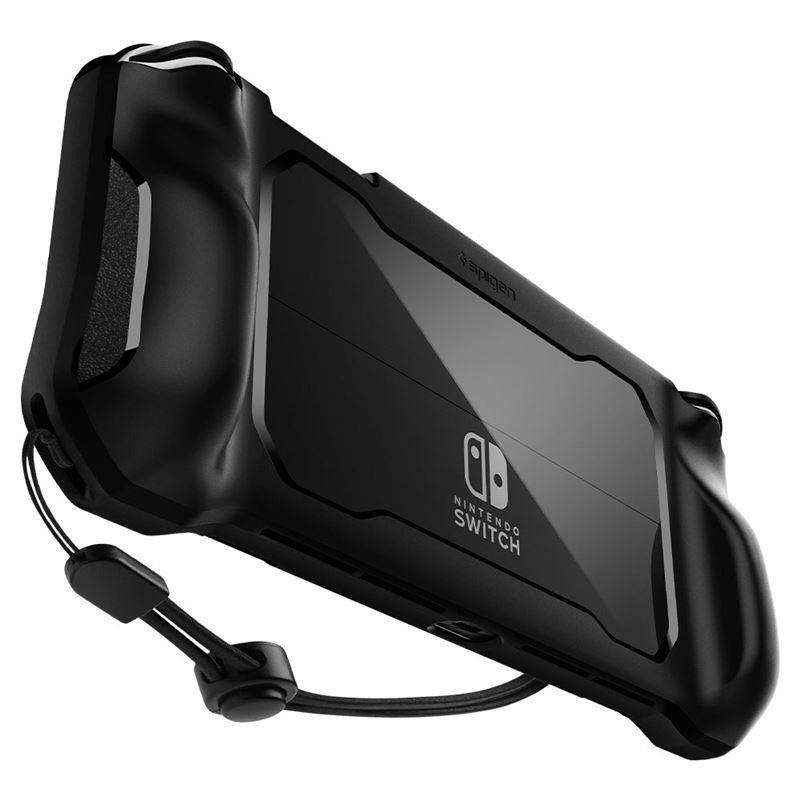 Spigen Rugged Armor dėklas, skirtas Nintendo Switch OLED - matinė juoda