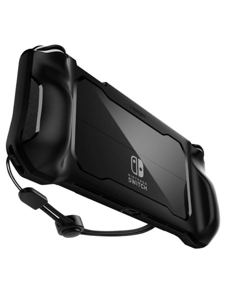 Spigen Rugged Armor dėklas, skirtas Nintendo Switch OLED - matinė juoda Spigen Rugged Armor dėklas, skirtas Nintendo Switch OLED - matinė juoda