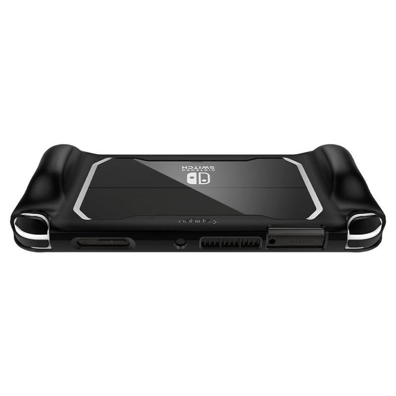 Spigen Rugged Armor dėklas, skirtas Nintendo Switch OLED - matinė juoda