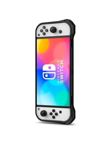 Spigen Rugged Armor dėklas, skirtas Nintendo Switch OLED - matinė juoda Spigen Rugged Armor dėklas, skirtas Nintendo Switch OLED - matinė juoda