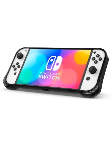 Spigen Rugged Armor dėklas, skirtas Nintendo Switch OLED - matinė juoda Spigen Rugged Armor dėklas, skirtas Nintendo Switch OLED - matinė juoda
