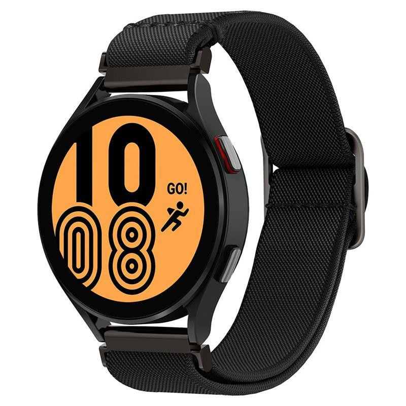 Spigen Fit Lite dirželis, skirtas Samsung Galaxy Watch 4 / 5 / 5 Pro / 6 - juodas Spigen Fit Lite dirželis, skirtas Samsung Galaxy Watch 4 / 5 / 5 Pro / 6 - juodas