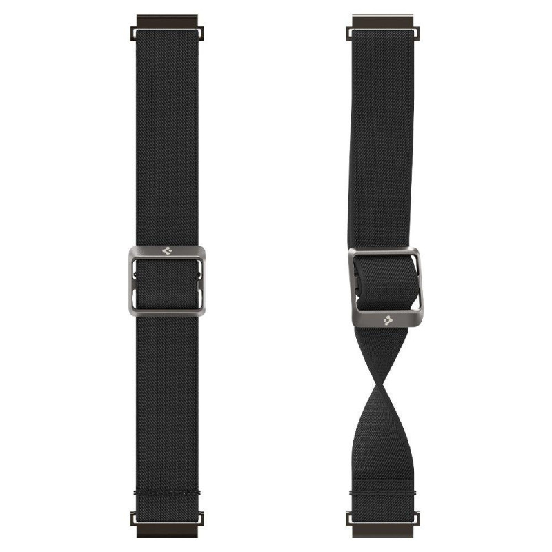Spigen Fit Lite dirželis, skirtas Samsung Galaxy Watch 4 / 5 / 5 Pro / 6 - juodas