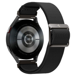 Spigen Fit Lite dirželis, skirtas Samsung Galaxy Watch 4 / 5 / 5 Pro / 6 - juodas