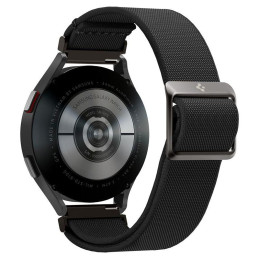Spigen Fit Lite dirželis, skirtas Samsung Galaxy Watch 4 / 5 / 5 Pro / 6 - juodas