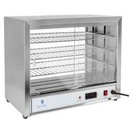 Šildymo vitrina karštam maistui 1000W, plotis 64cm
