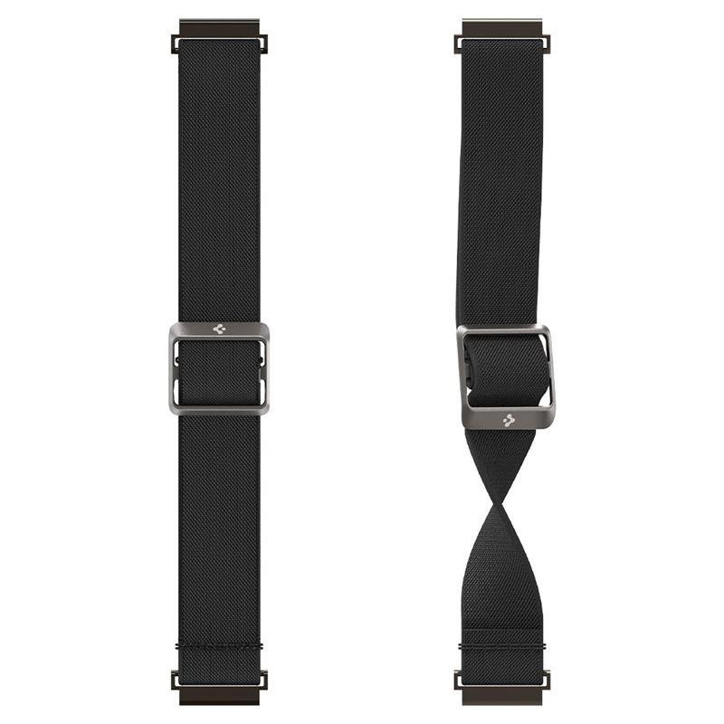 Spigen Fit Lite dirželis, skirtas Samsung Galaxy Watch 4 / 5 / 5 Pro / 6 - juodas