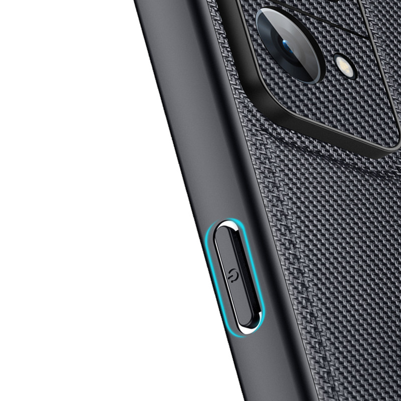 Dux Ducis Fino dėklo dangtelis, padengtas nailono medžiaga, skirtas Oppo Reno7 Pro 5G juodai