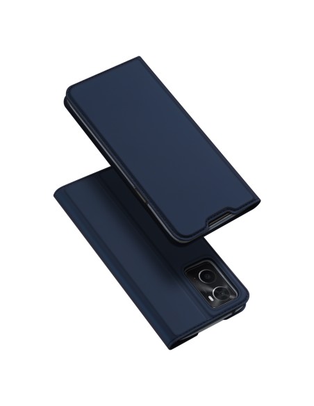 Dux Ducis Skin Pro atverčiamas dėklas, skirtas Realme 9i/ Oppo A36 mėlynai