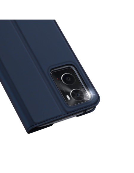 Dux Ducis Skin Pro atverčiamas dėklas, skirtas Realme 9i/ Oppo A36 mėlynai