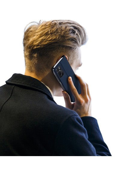 Dux Ducis Skin Pro atverčiamas dėklas, skirtas Realme 9i/ Oppo A36 mėlynai