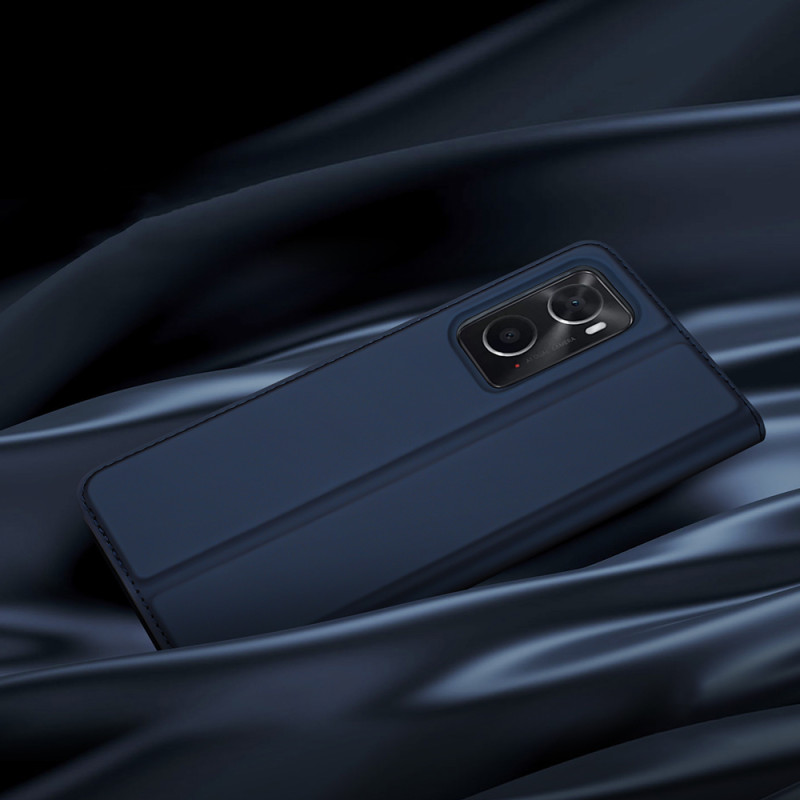 Dux Ducis Skin Pro atverčiamas dėklas, skirtas Realme 9i/ Oppo A36 mėlynai