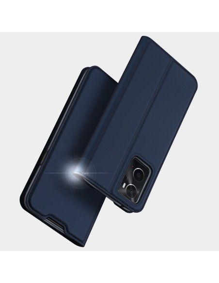 Dux Ducis Skin Pro atverčiamas dėklas, skirtas Realme 9i/ Oppo A36 mėlynai