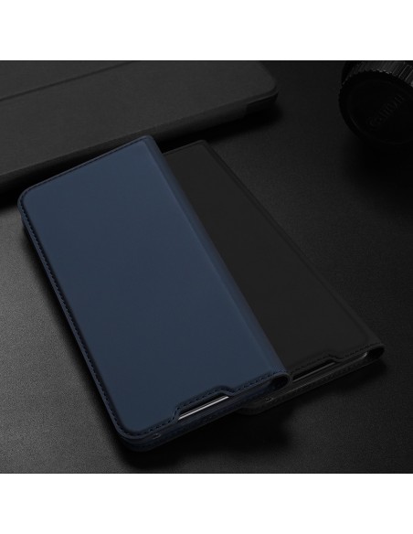Dux Ducis Skin Pro atverčiamas dėklas, skirtas Realme 9i/ Oppo A36 mėlynai