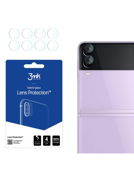 3mk Lens Protection™ hibridinis fotoaparato stiklas, skirtas Samsung Galaxy Z Flip 3 5G (priekyje) 3mk Lens Protection™ hibridinis fotoaparato stiklas, skirtas Samsung Galaxy Z Flip 3 5G (priekyje)