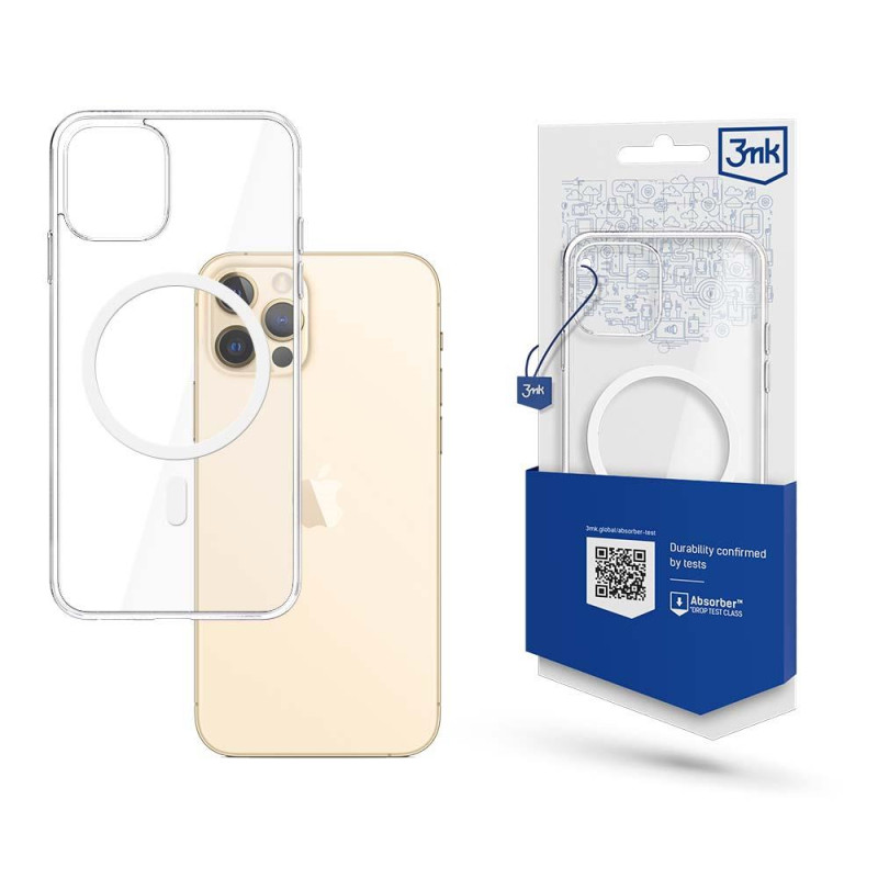 3mk Mag Case su MagSafe iPhone 12 / iPhone 12 Pro - skaidrus 3mk Mag Case su MagSafe iPhone 12 / iPhone 12 Pro - skaidrus